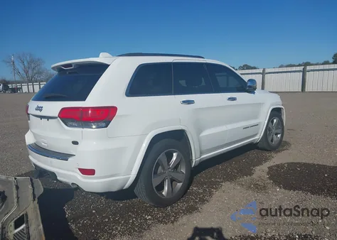 2014 Jeep Grand Cherokee Overland z USA, uszkodzony, nr VIN 1C4RJECT5EC124004